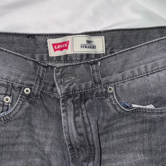 Levi’s 505 Straight Cut size 27 Dark Gray - Picture 2 of 5